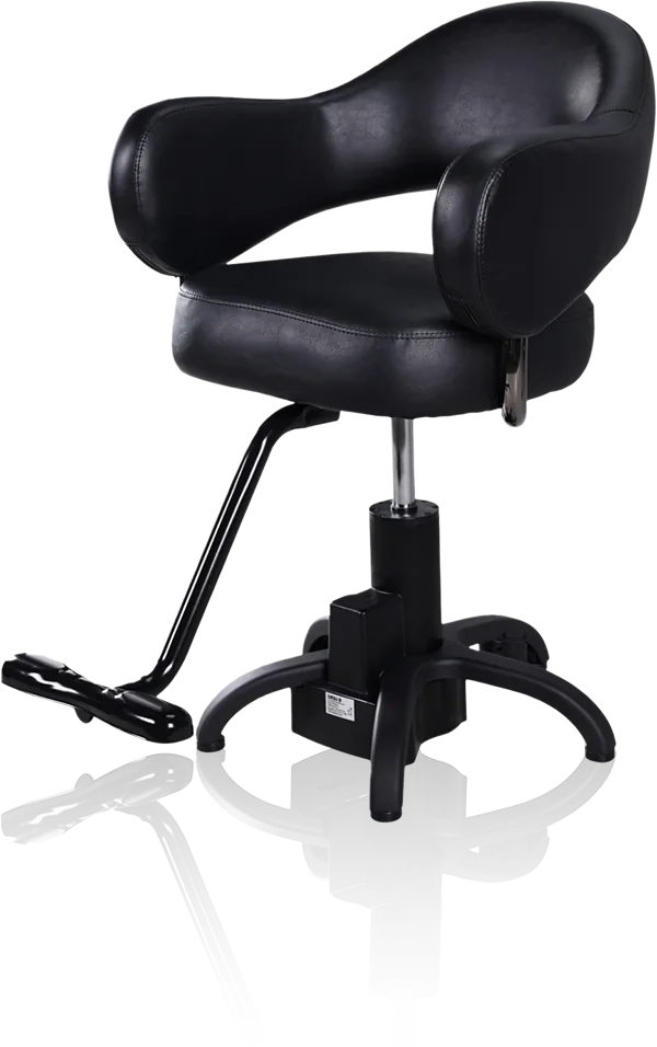Fauteuil de coiffure Kloss — base étoile, motorisation électrique