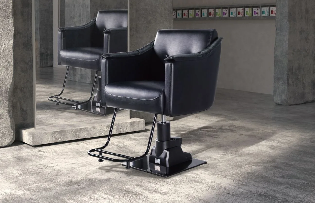 Fauteuil de coiffure ergonomique Push Club en situation salon